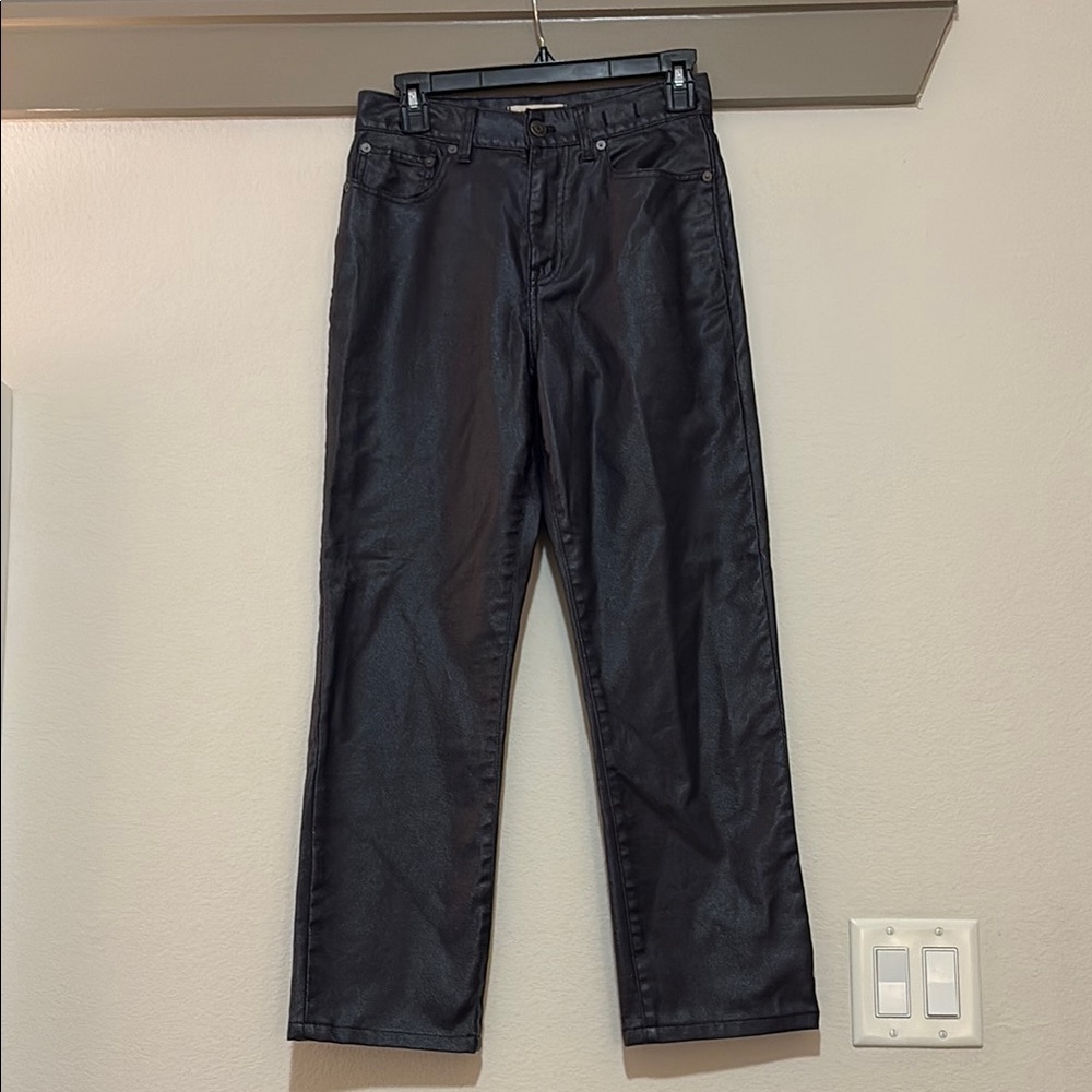 Madewell The ‘90s Straight Jean in Midnight Blue Foil SZ 26 EUC - Picture 5 of 9